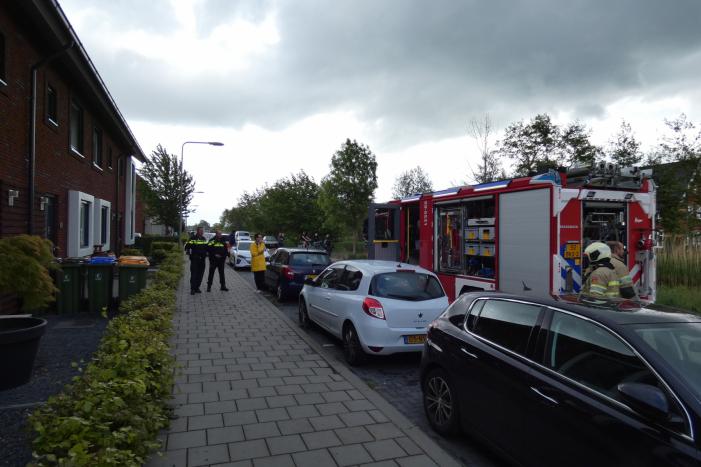 Brand in meterkast van woning