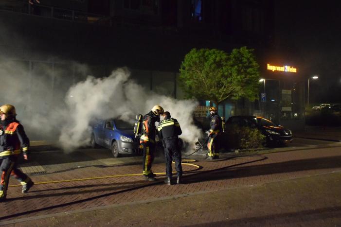 Voertuig door brand verwoest