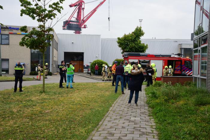 Felle brand in laboratorium