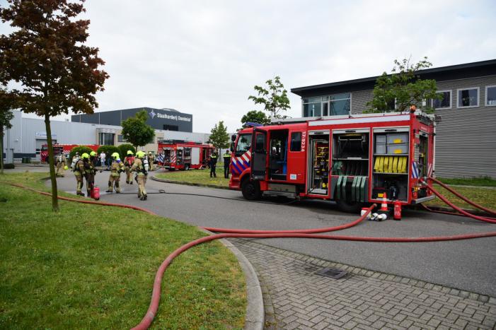 Felle brand in laboratorium