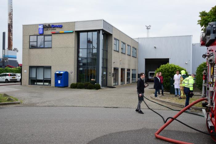 Felle brand in laboratorium