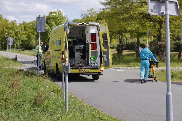 Wielrenner onderuit tijdens toertocht