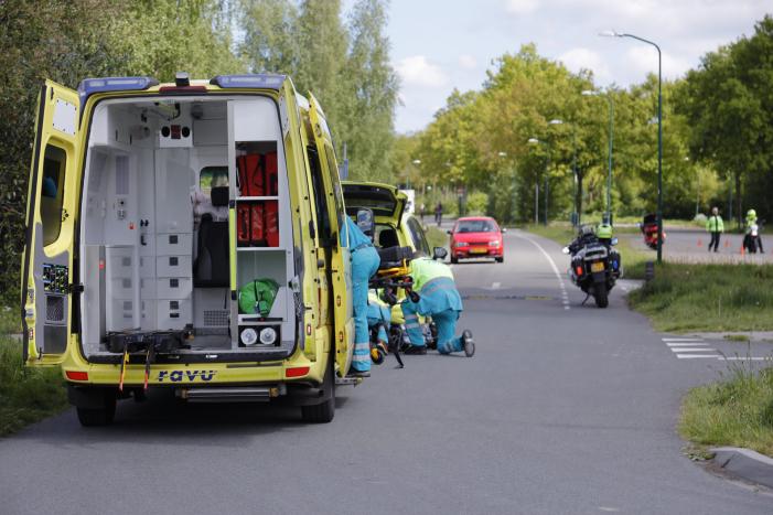 Wielrenner onderuit tijdens toertocht