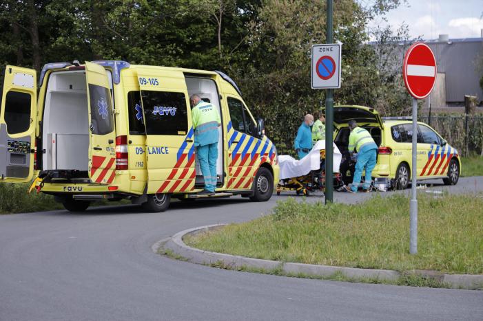 Wielrenner onderuit tijdens toertocht