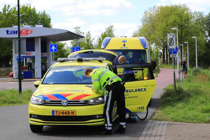 Wielrenner onderuit tijdens toertocht