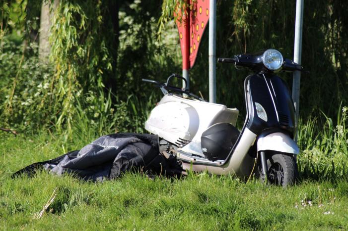 Gewonde bij aanrijding met scooter