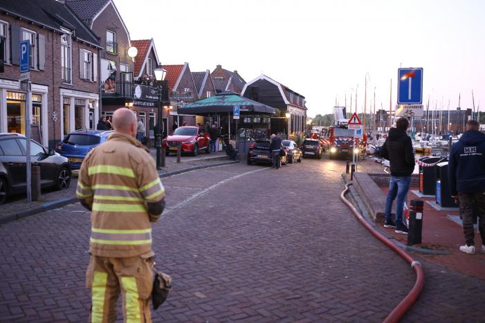 Veel rook bij brand in pand