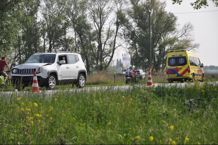 Gewonde bii kop-staartaanrijding