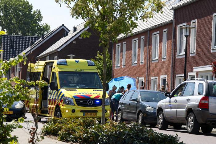 Persoon gewond na val met scooter