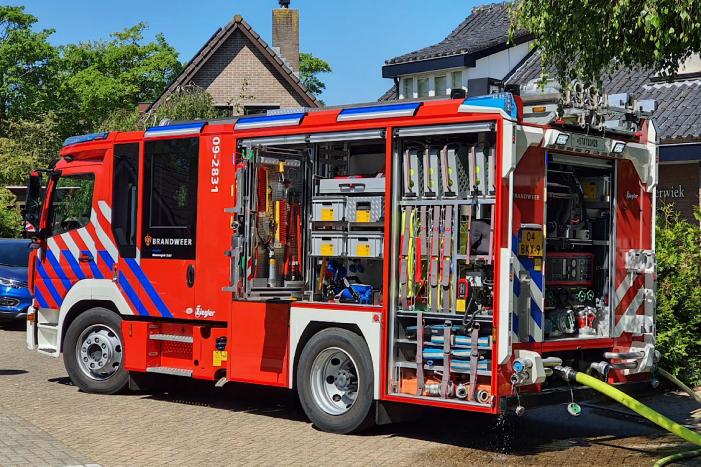 Brand in nok van woning