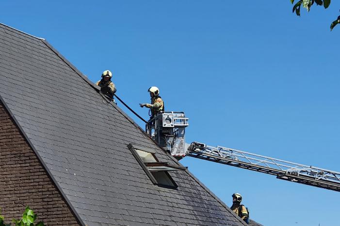 Brand in nok van woning