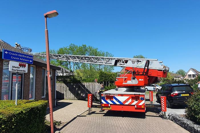 Brand in nok van woning