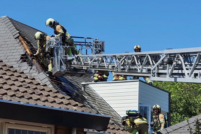Brand in nok van woning