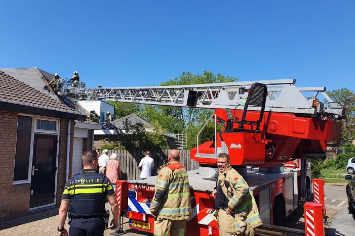 Brand in nok van woning