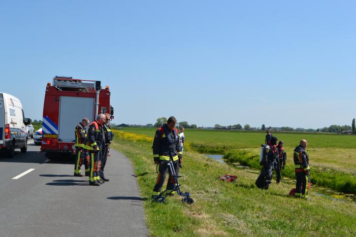 Grote zoekactie na gevonden rollator langs sloot