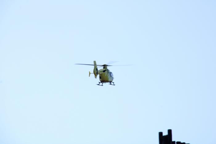 Ernstige aanrijding tussen motor en scootmobiel