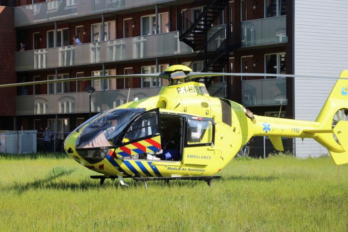 Ernstige aanrijding tussen motor en scootmobiel
