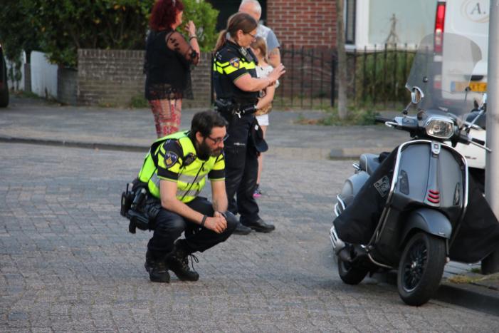 Scooterrijder gewond na aanrijding