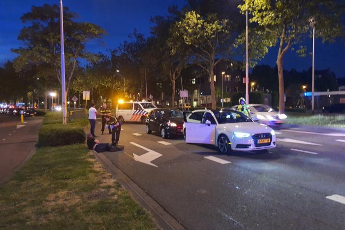 Gewonde bij kop-staart aanrijding