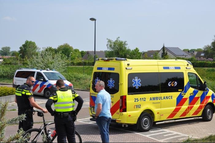 Fietser gewond na val