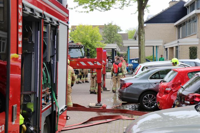 Brand op zolder van woning