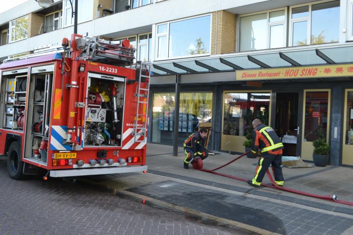 Brand in keuken van restaurant Hou Sing