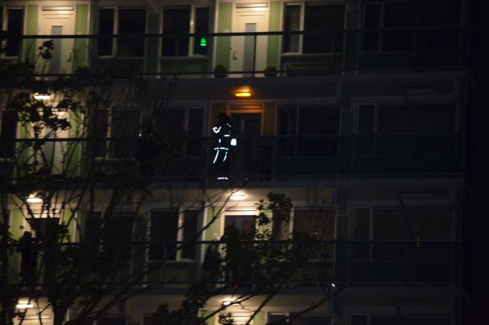 Gewonde bij brand in flatgebouw