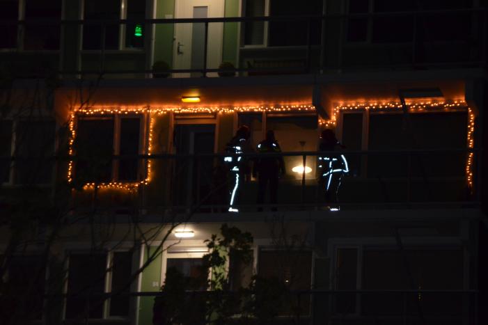 Gewonde bij brand in flatgebouw
