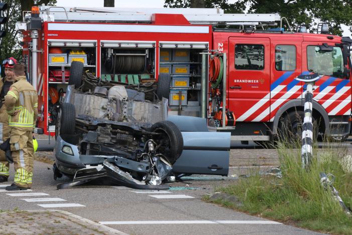 Gewonde bij ernstig verkeersongeval