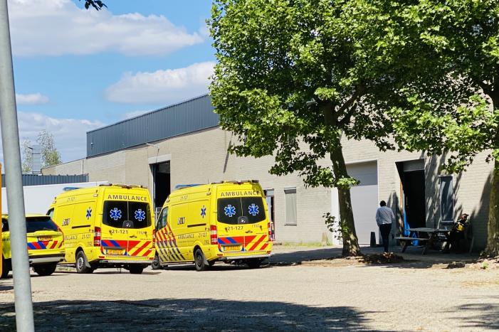 Ernstig incident in bedrijfsloods