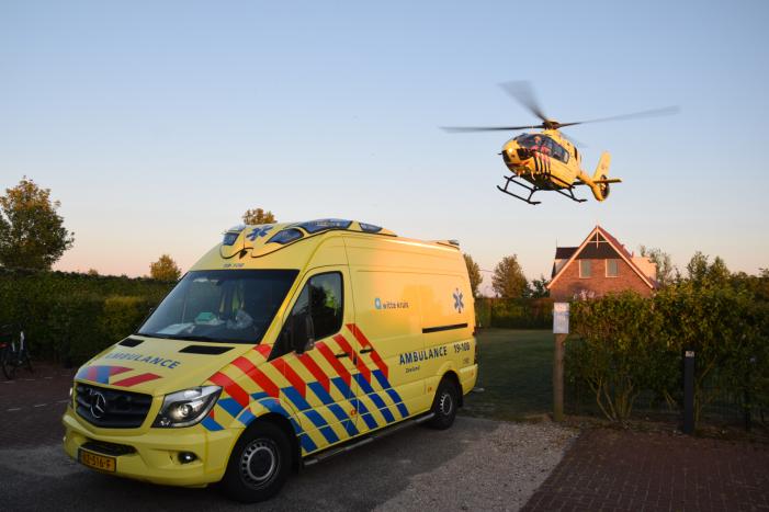 Persoon ernstig gewond geraakt op camping