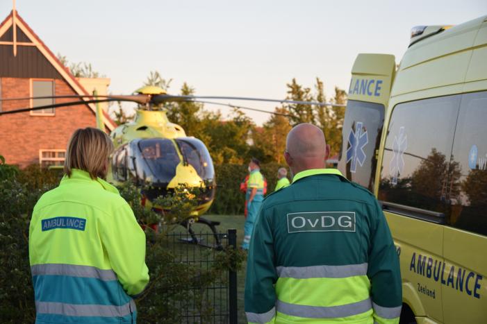 Persoon ernstig gewond geraakt op camping