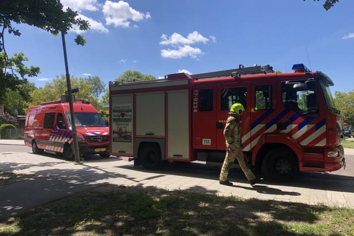 Gasleiding geraakt bij graafwerkzaamheden