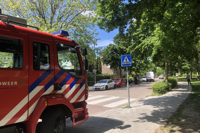 Gasleiding geraakt bij graafwerkzaamheden