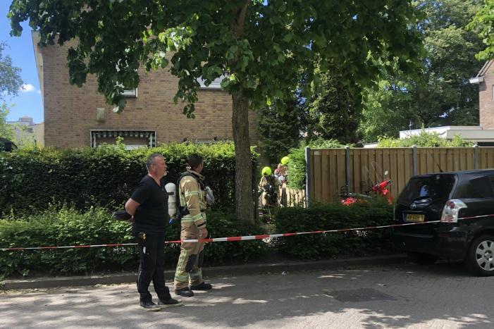 Gasleiding geraakt bij graafwerkzaamheden