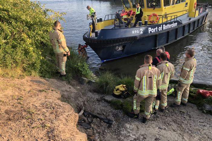 Zoekactie naar object in Voorhaven