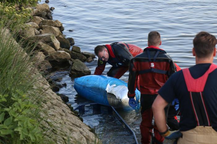 Zoekactie naar object in Voorhaven