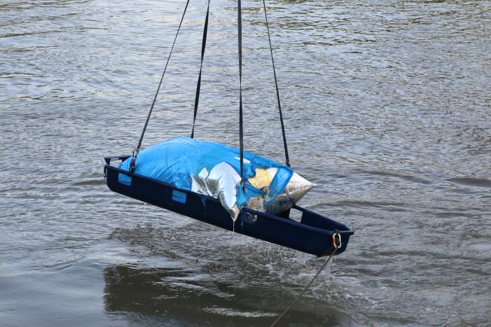 Zoekactie naar object in Voorhaven