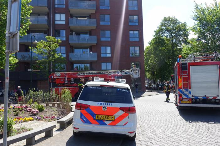Brand op derde verdieping van appartementencomplex