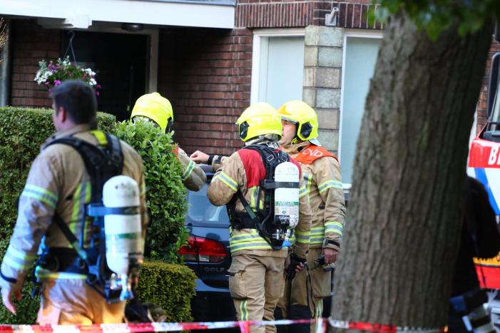 Flinke brand in schuur