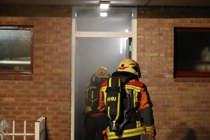 Veel rook bij brand in kelderbox