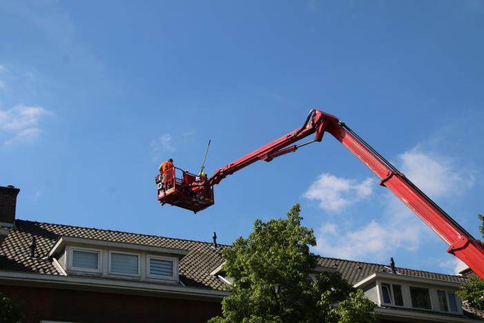 TV-schotel zorgt voor gevaarlijke situatie