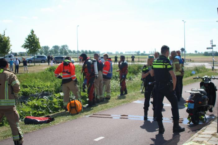 Zoekactie na vondst van onbeheerde scooter