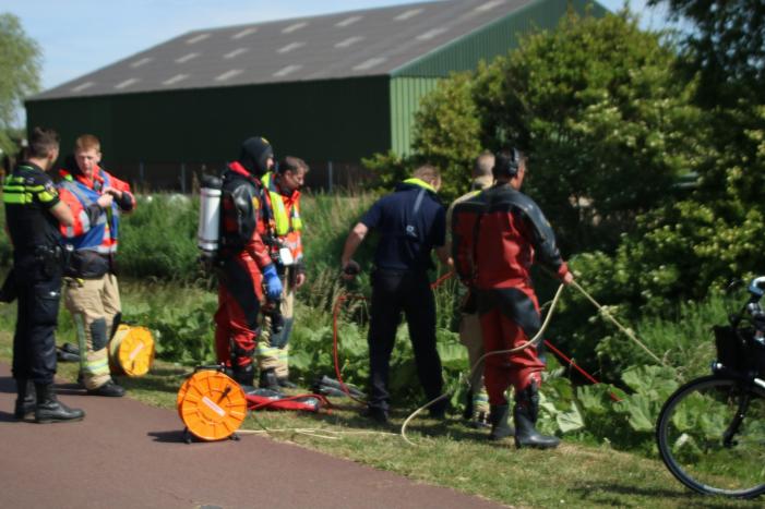 Zoekactie na vondst van onbeheerde scooter