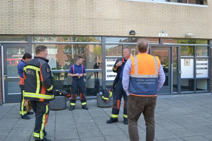 Gat in leiding veroorzaakt waterschade op meerdere etages