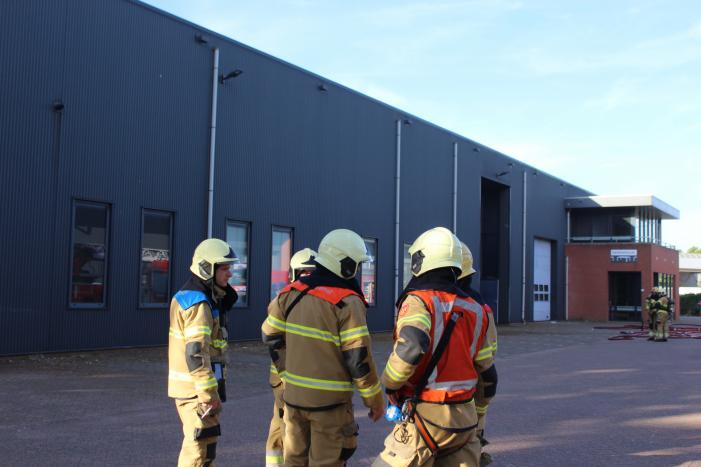 Pand staat vol met rook