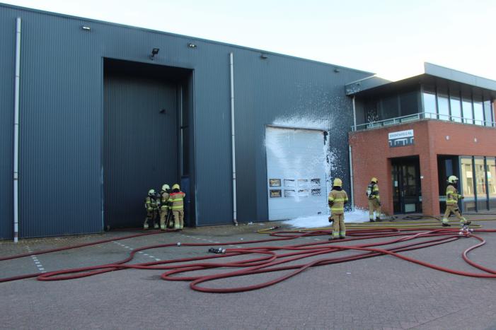 Pand staat vol met rook