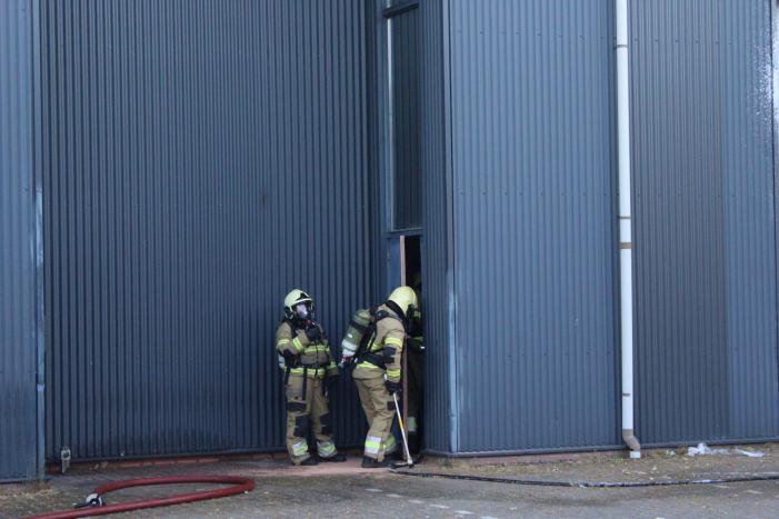 Pand staat vol met rook