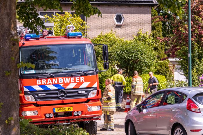 Gasleiding geraakt tijdens werkzaamheden