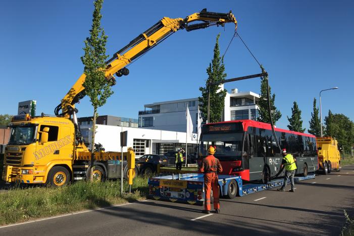 Enorme verkeersopstopping door gestrande stadsbus